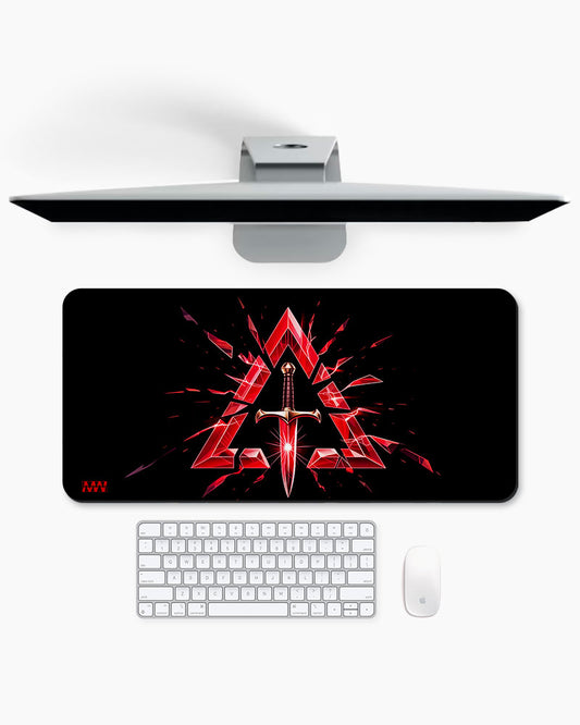 Crimson Warrior’s Legacy Deskmat