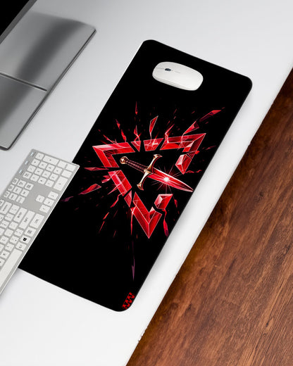 Crimson Warrior’s Legacy Deskmat