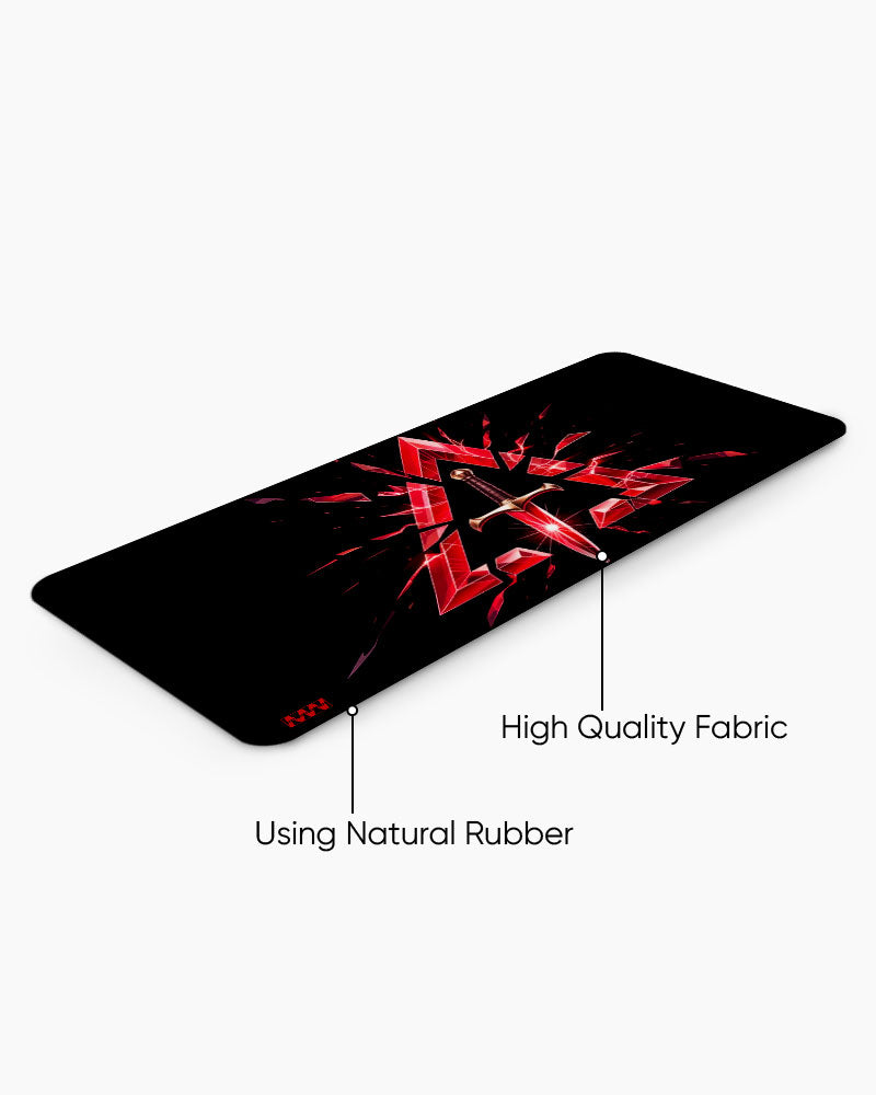 Crimson Warrior’s Legacy Deskmat