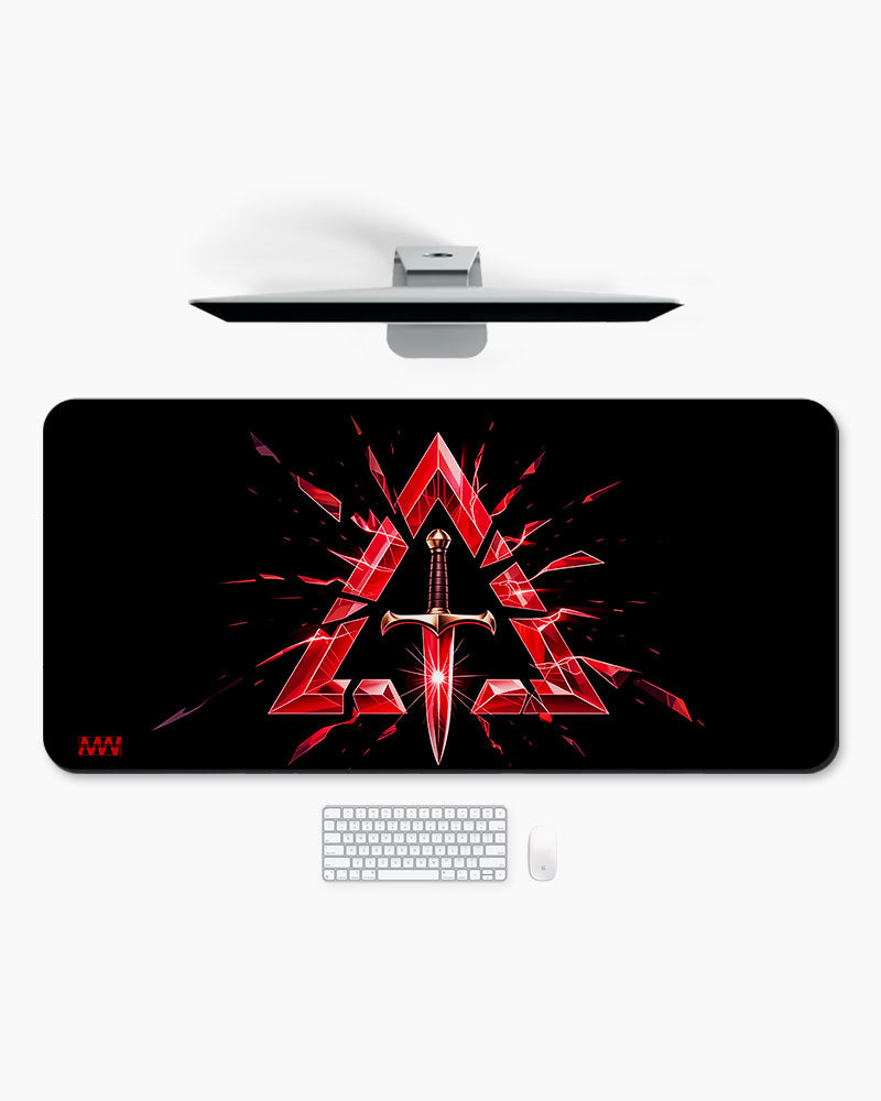 Crimson Warrior’s Legacy Deskmat