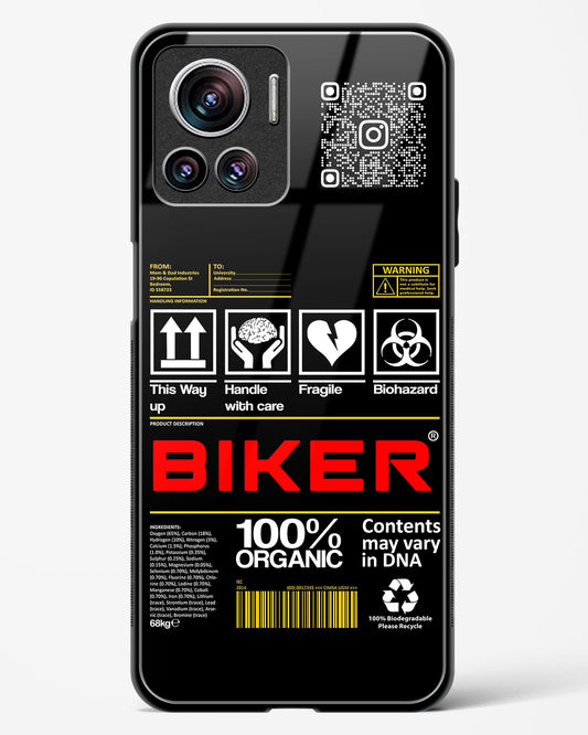 Custom QR Code Biker Glass Phone Case-Motorola Edge 30 Ultra
