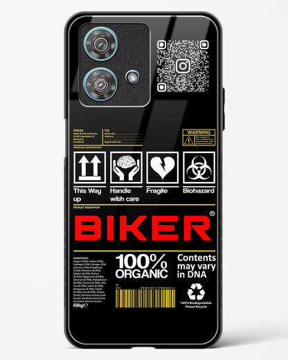 Custom QR Code Biker Glass Phone Case-Motorola Edge 40 Neo