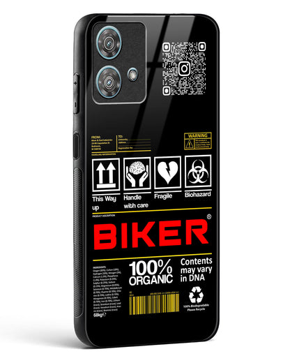 Custom QR Code Biker Glass Phone Case-Motorola Edge 40 Neo