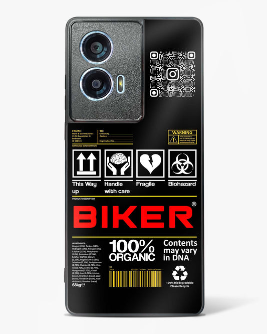 Custom QR Code Biker Glass Phone Case-Motorola Edge 50 Fusion