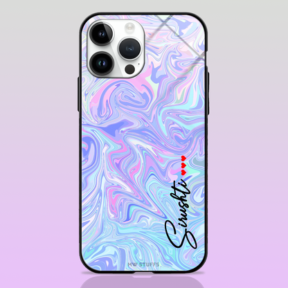 Custom Name Glass Case -  - MW Stuffs - 