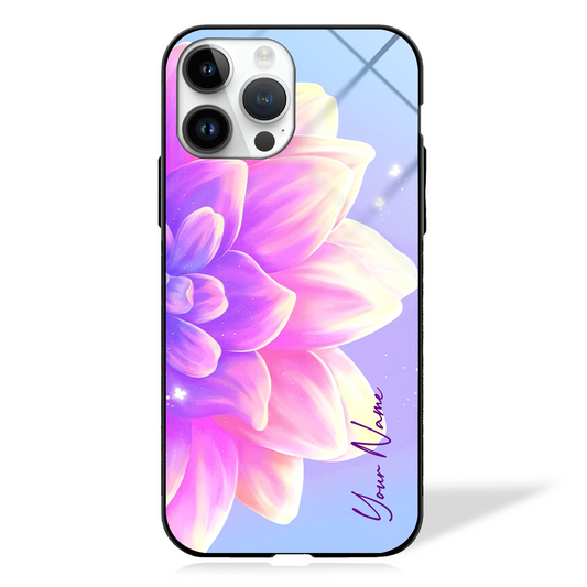 Custom Name Majestic Blossom GLASS CASE -  - MW Stuffs - 