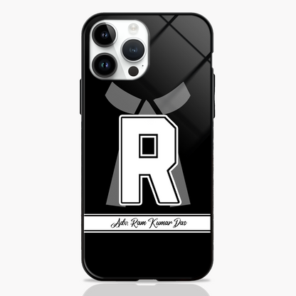 Custom Name & Profession Logo Glass Case -  - MW Stuffs - 