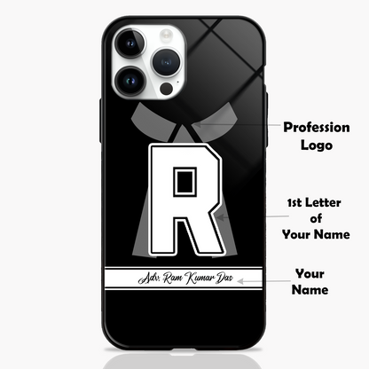 Custom Name & Profession Logo Glass Case -  - MW Stuffs - 