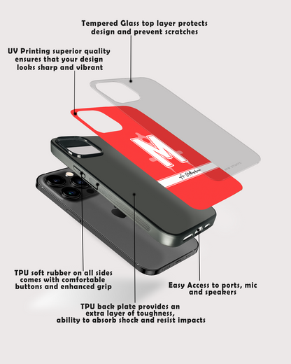 Custom Name & Profession Logo Glass Case -  - MW Stuffs - 