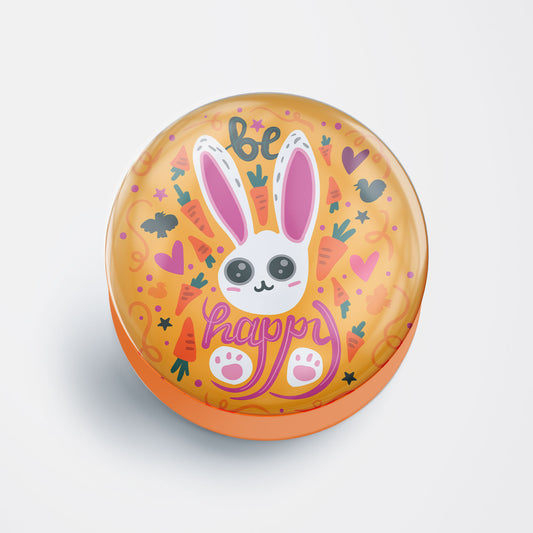 Cute Happy Bunny Gloss Pop Holder