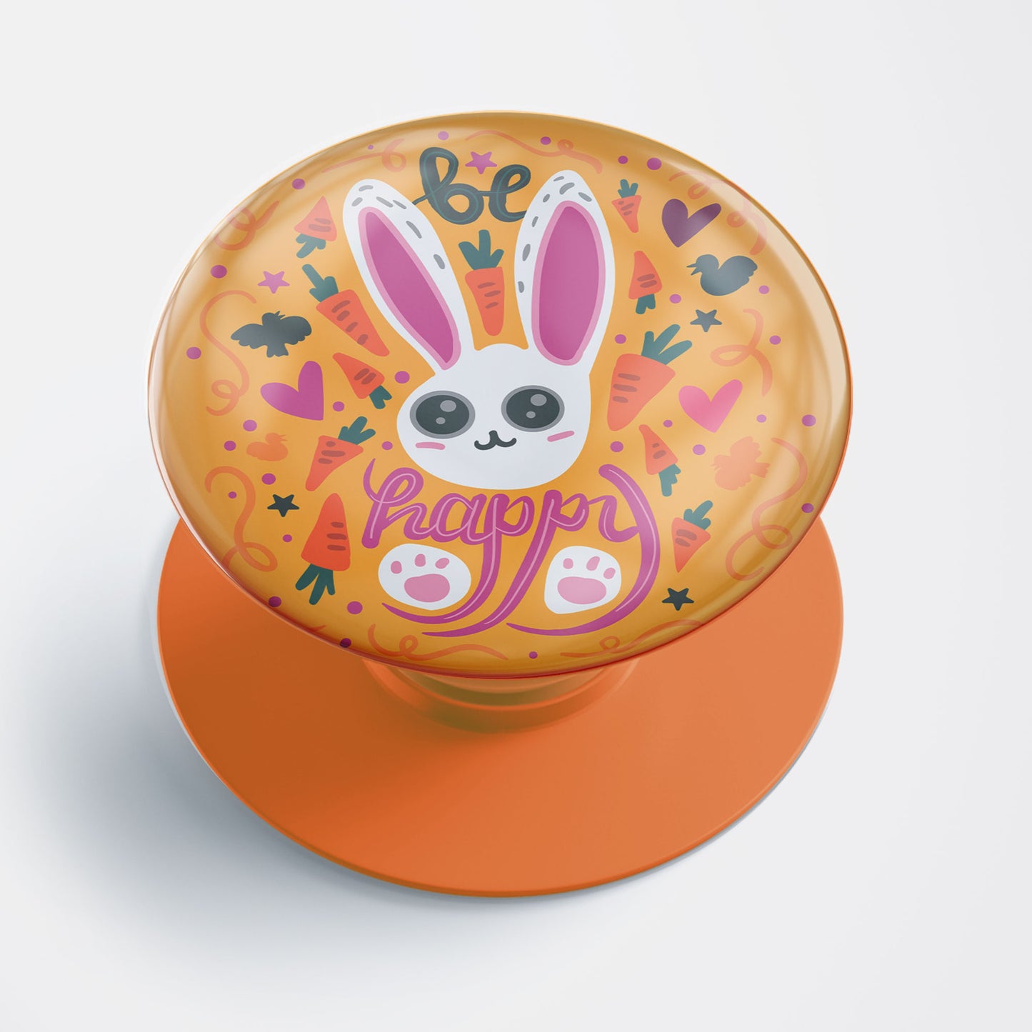 Cute Happy Bunny Gloss Pop Holder