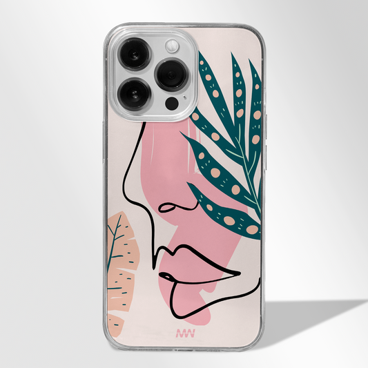 Cute Aesthetic Face Line  CLEAR CASE -  - MW Stuffs - 