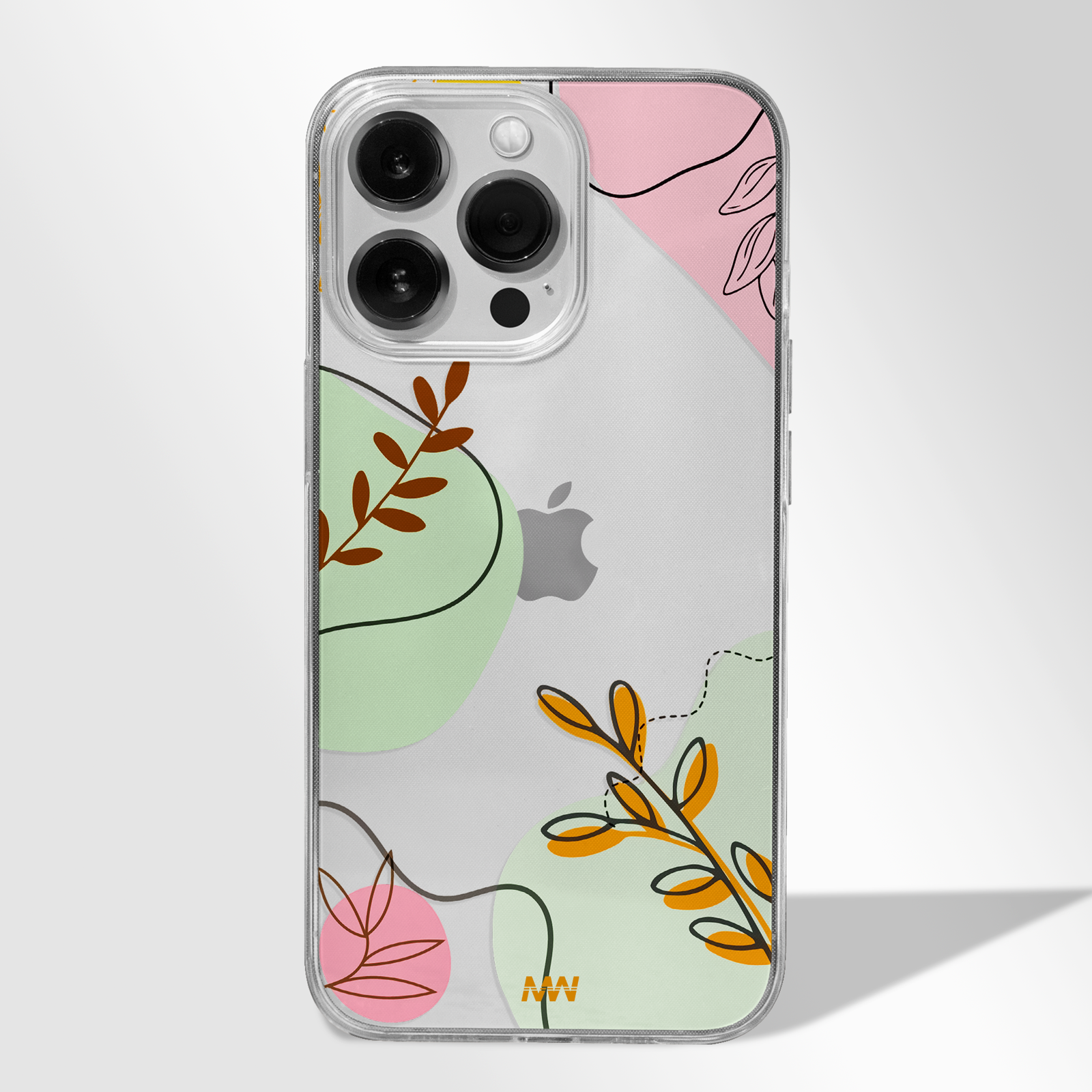 Cute Aesthetic Floral CLEAR CASE -  - MW Stuffs - 