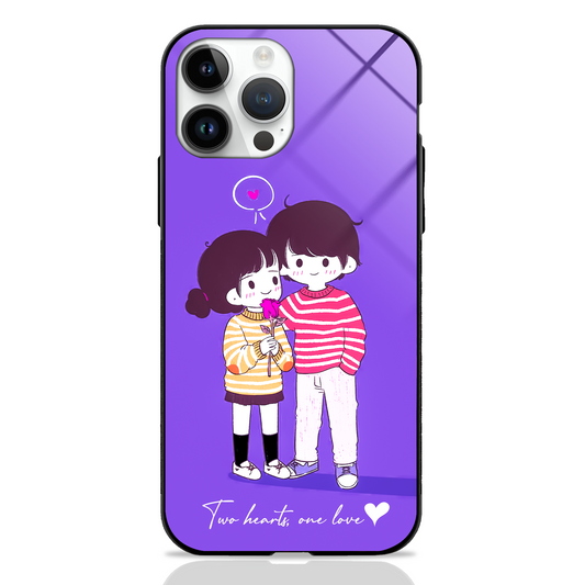 Cute Couple Toons GLASS CASE -  - MW Stuffs - 