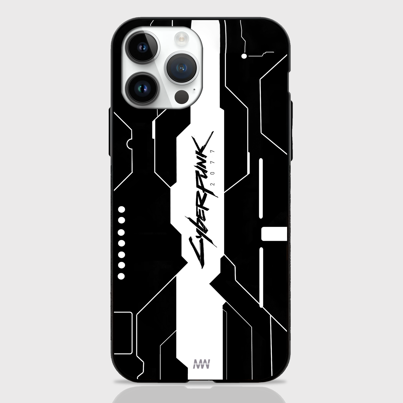Cyberpunk Design GLASS CASE (customizable for all models) -  - MW Stuffs - 