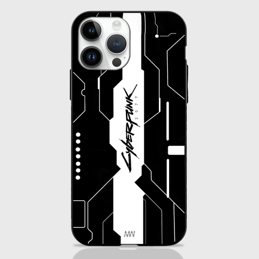 Cyberpunk Design GLASS CASE (customizable for all models) -  - MW Stuffs - 