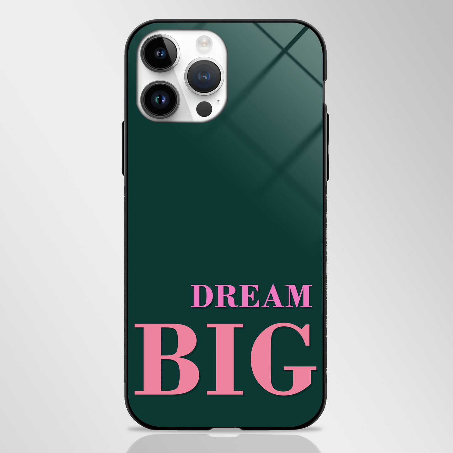 DREAM BIG Statement Series GLASS CASE -  - MW Stuffs - 