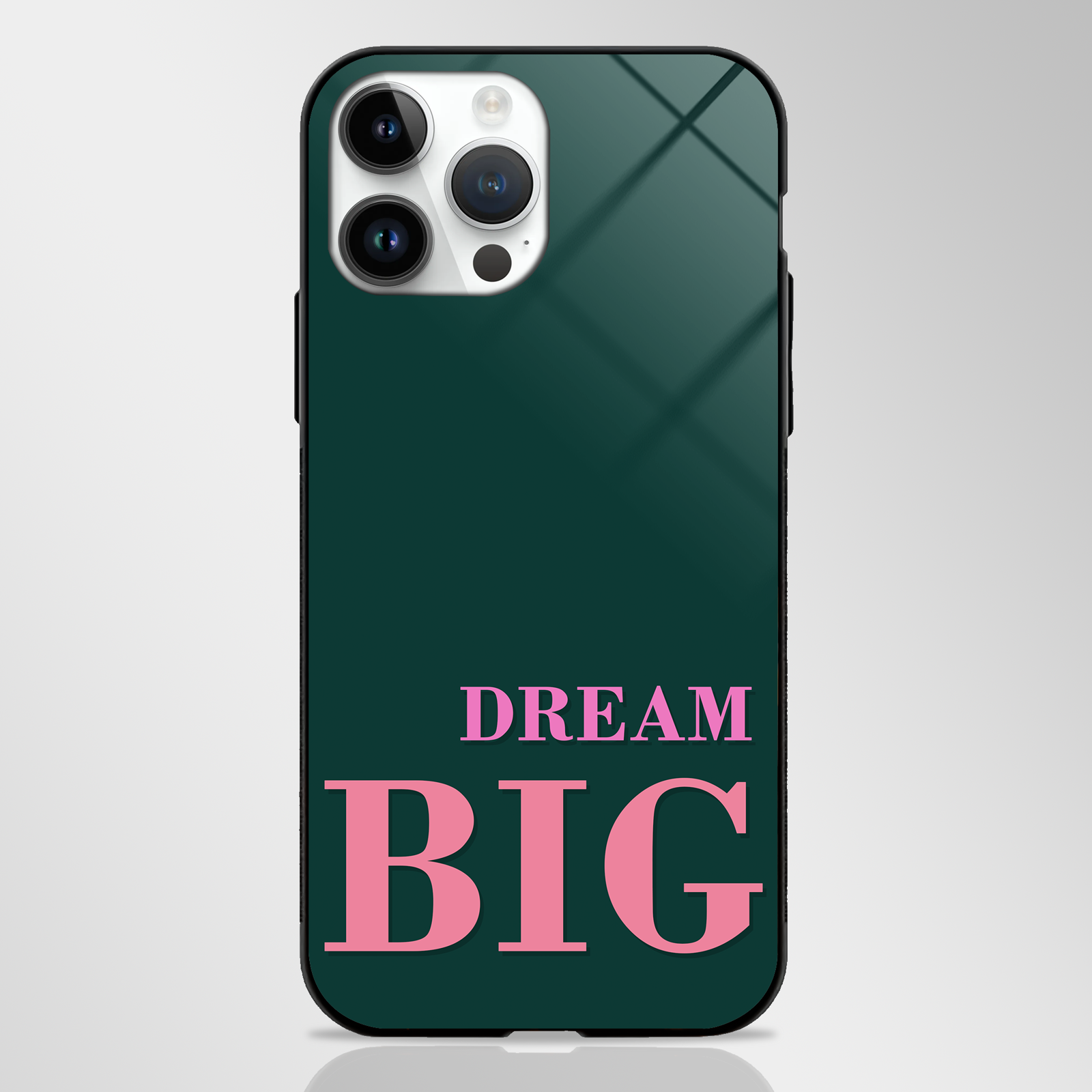 DREAM BIG Statement Series GLASS CASE -  - MW Stuffs - 