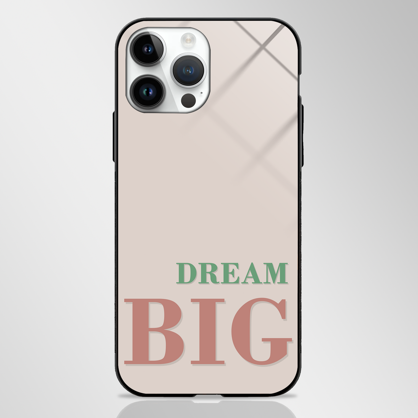 DREAM BIG Statement Series GLASS CASE -  - MW Stuffs - 