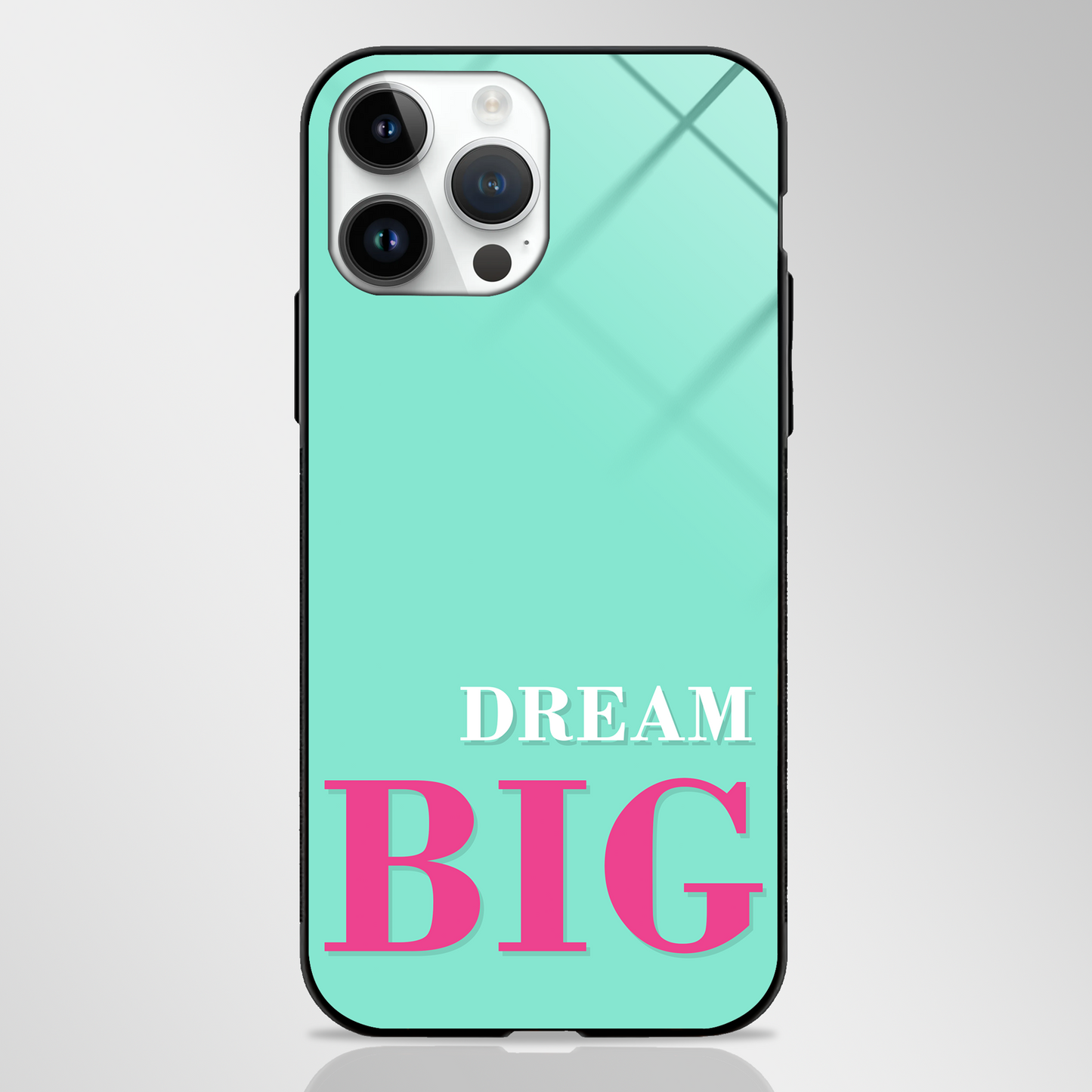DREAM BIG Statement Series GLASS CASE -  - MW Stuffs - 