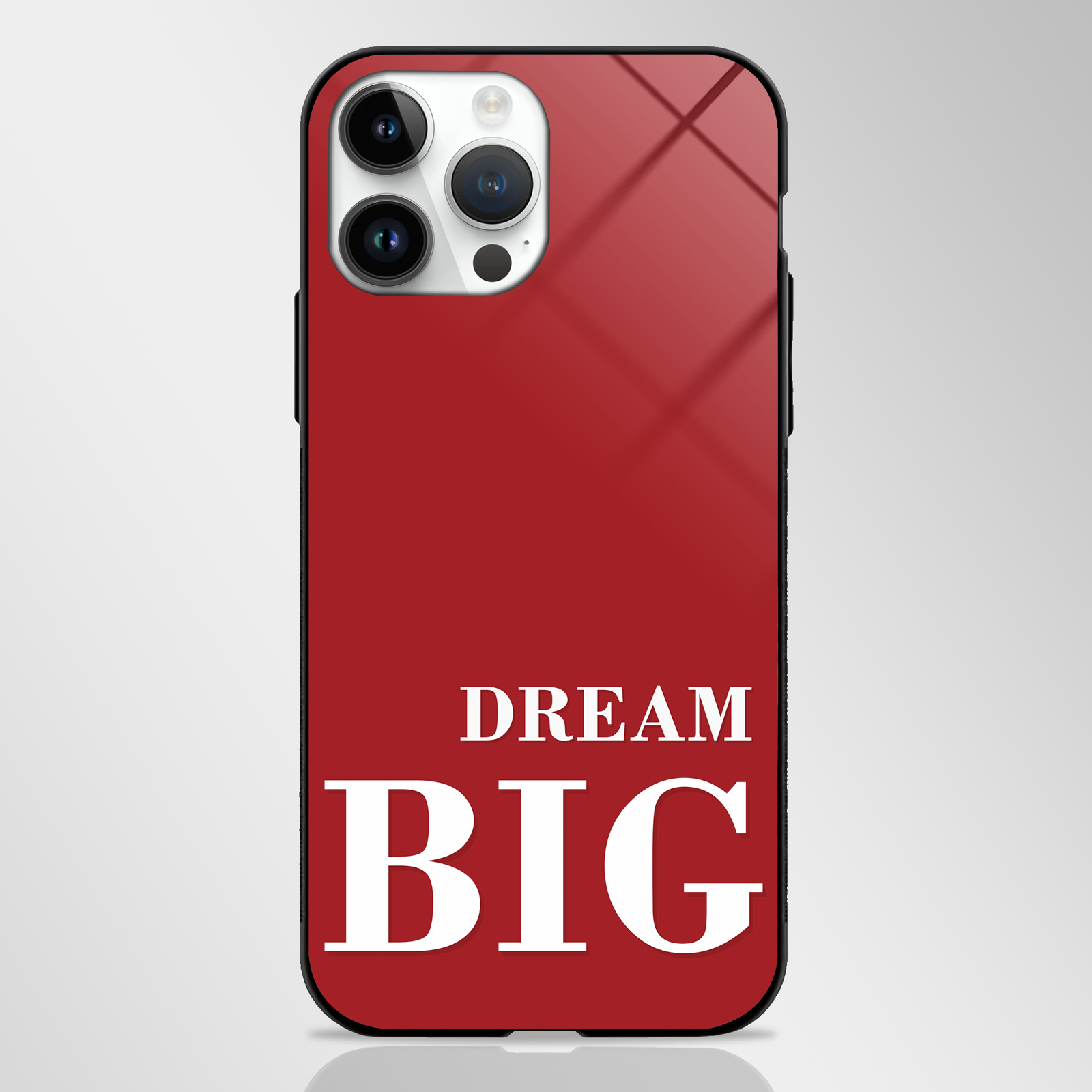 DREAM BIG Statement Series GLASS CASE -  - MW Stuffs - 