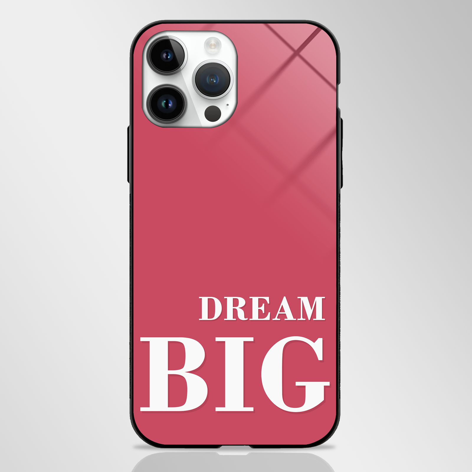 DREAM BIG Statement Series GLASS CASE -  - MW Stuffs - 