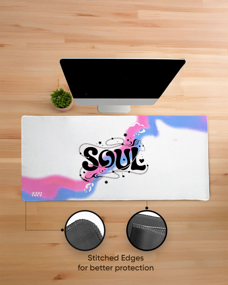 Soul Surge Neon Flow Desk Mat