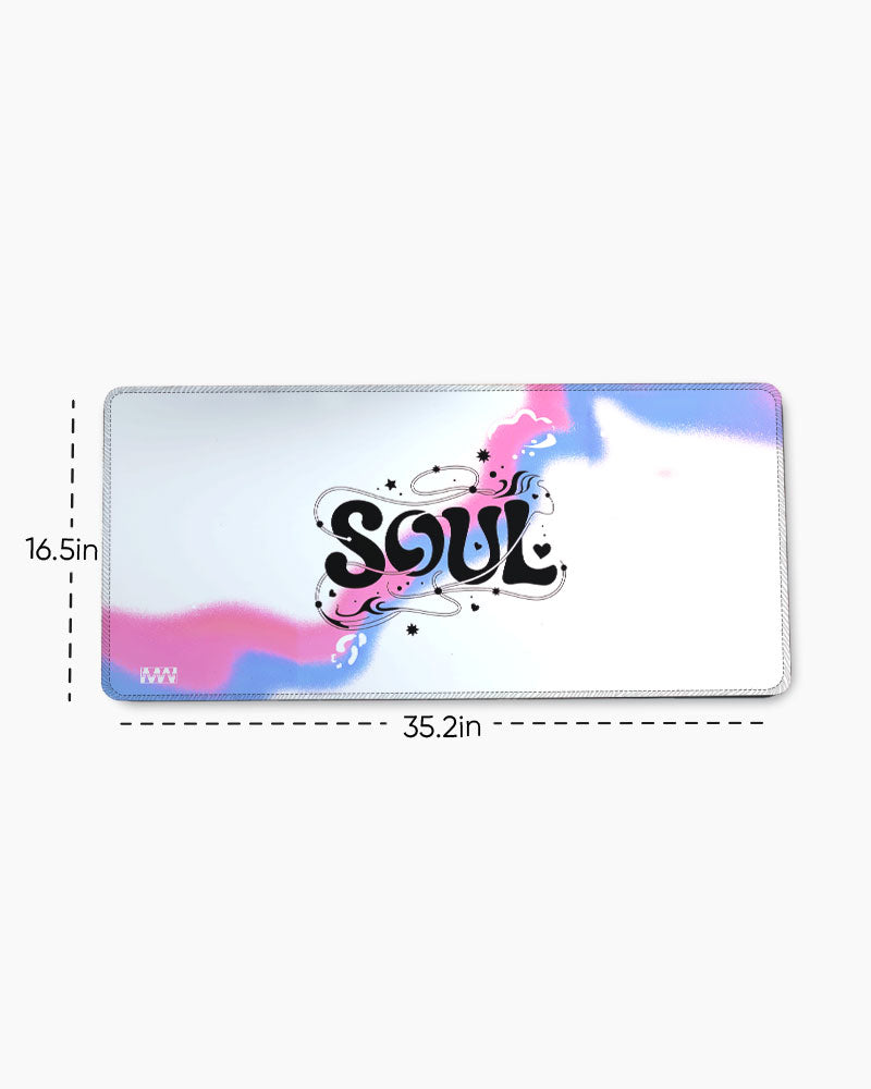 Soul Surge Neon Flow Desk Mat