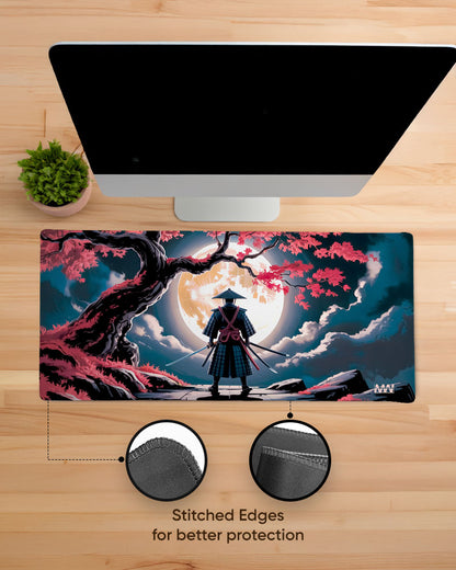 Samurai Moonlight Desk Mat