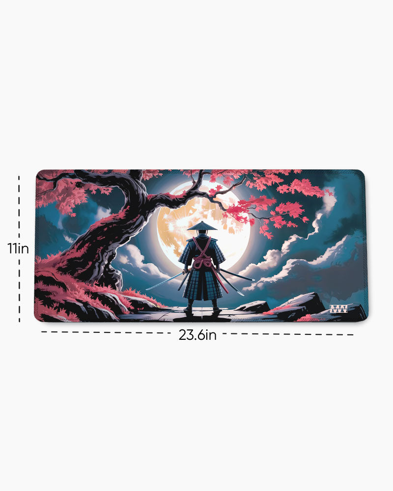 Samurai Moonlight Desk Mat