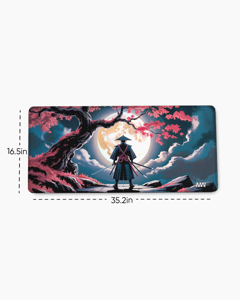 Samurai Moonlight Desk Mat