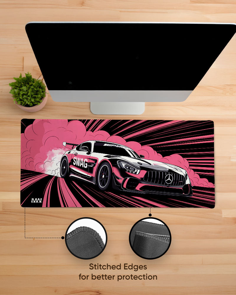 SWAG Racer Mercedes at Maximum Velocity Deskmat