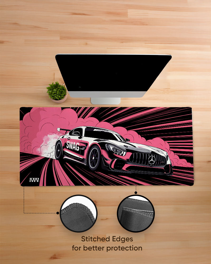SWAG Racer Mercedes at Maximum Velocity Deskmat