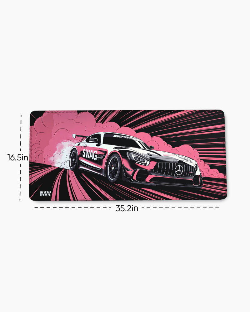 SWAG Racer Mercedes at Maximum Velocity Deskmat