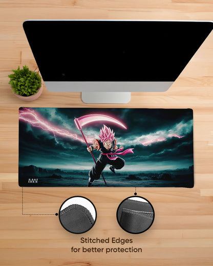Dark Bloom Goku Black's Scythe Strike Deskmat