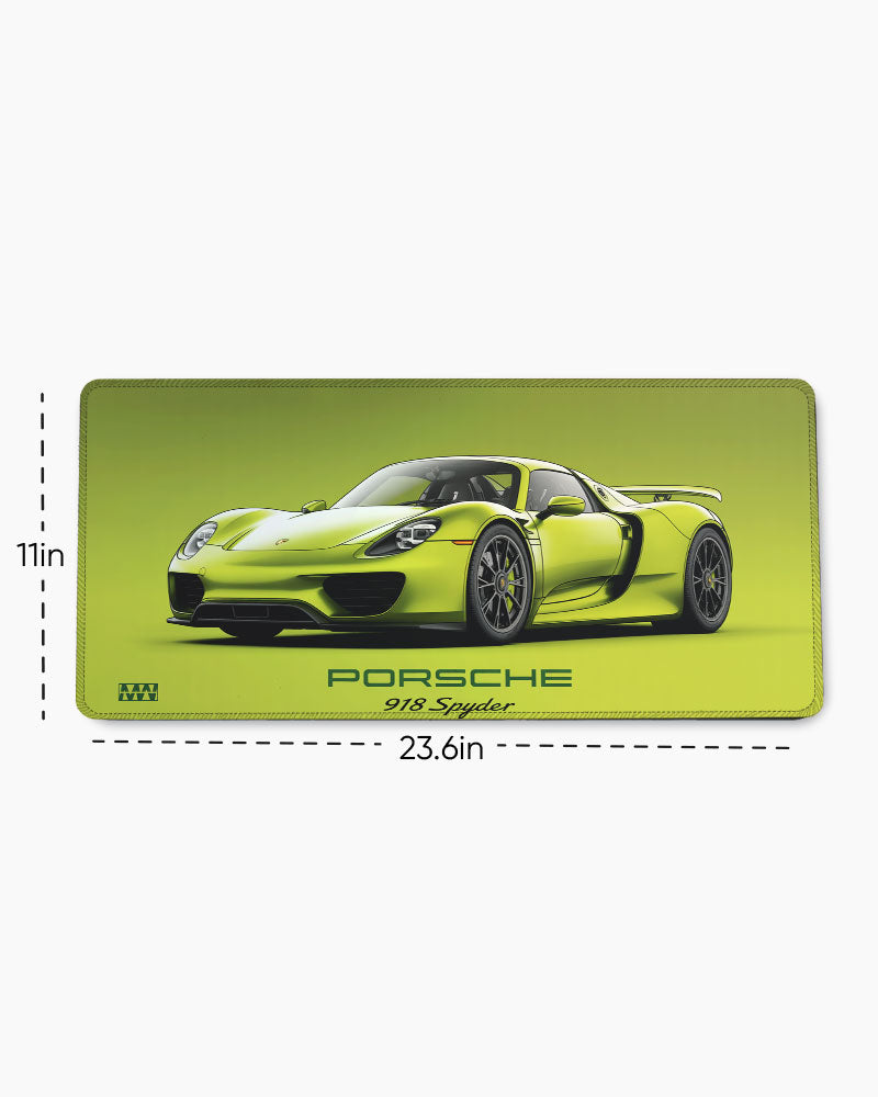 Track Titan Porsche 918 in Hypergreen Deskmat
