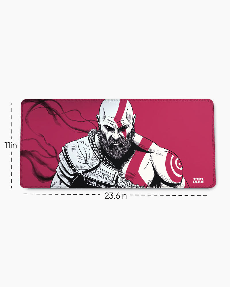 Wrath of the Ghost of Sparta Kratos Desk Mat