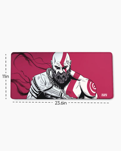 Wrath of the Ghost of Sparta Kratos Desk Mat