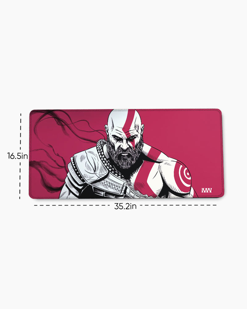 Wrath of the Ghost of Sparta Kratos Desk Mat