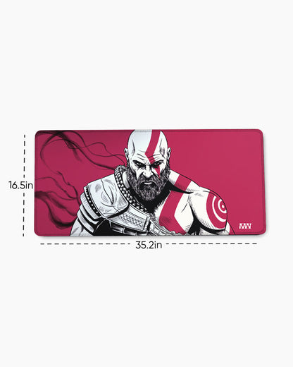 Wrath of the Ghost of Sparta Kratos Desk Mat