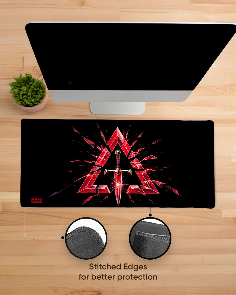 Crimson Warrior’s Legacy Deskmat