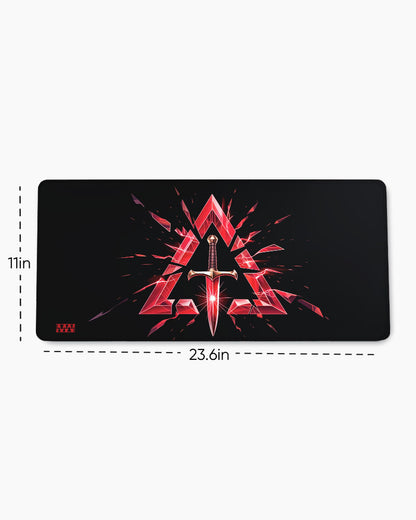 Crimson Warrior’s Legacy Deskmat