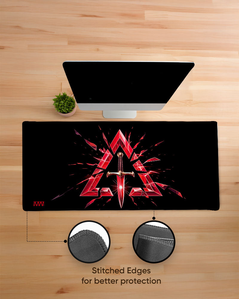Crimson Warrior’s Legacy Deskmat