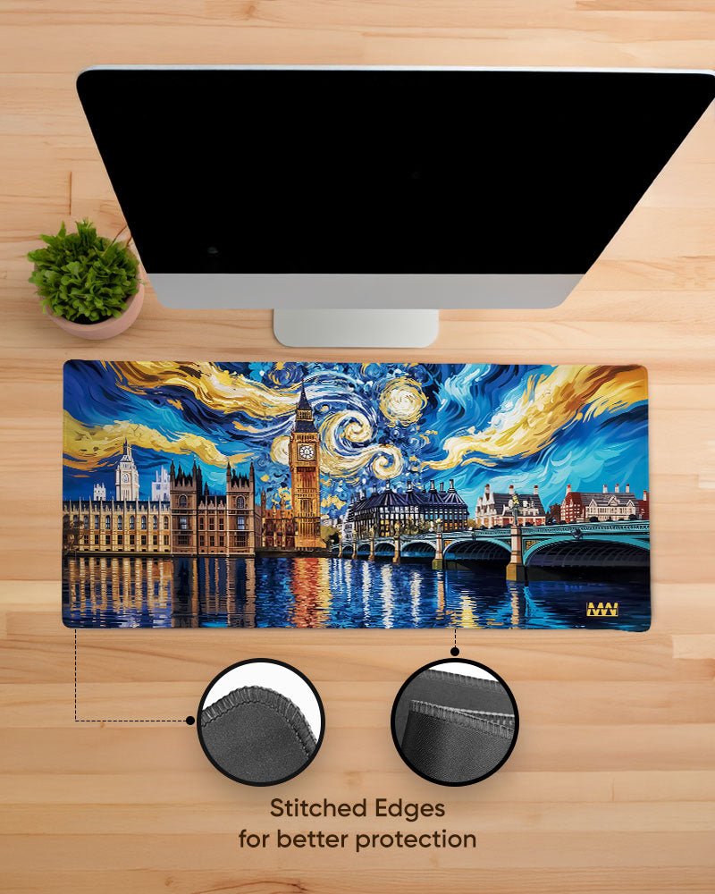 Majesty Starry Skies Over Westminster Deskmat