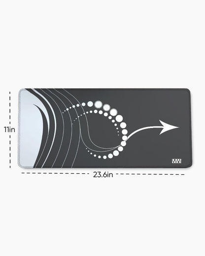 Momentum Spiral Precision in Motion Deskmat