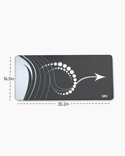 Momentum Spiral Precision in Motion Deskmat