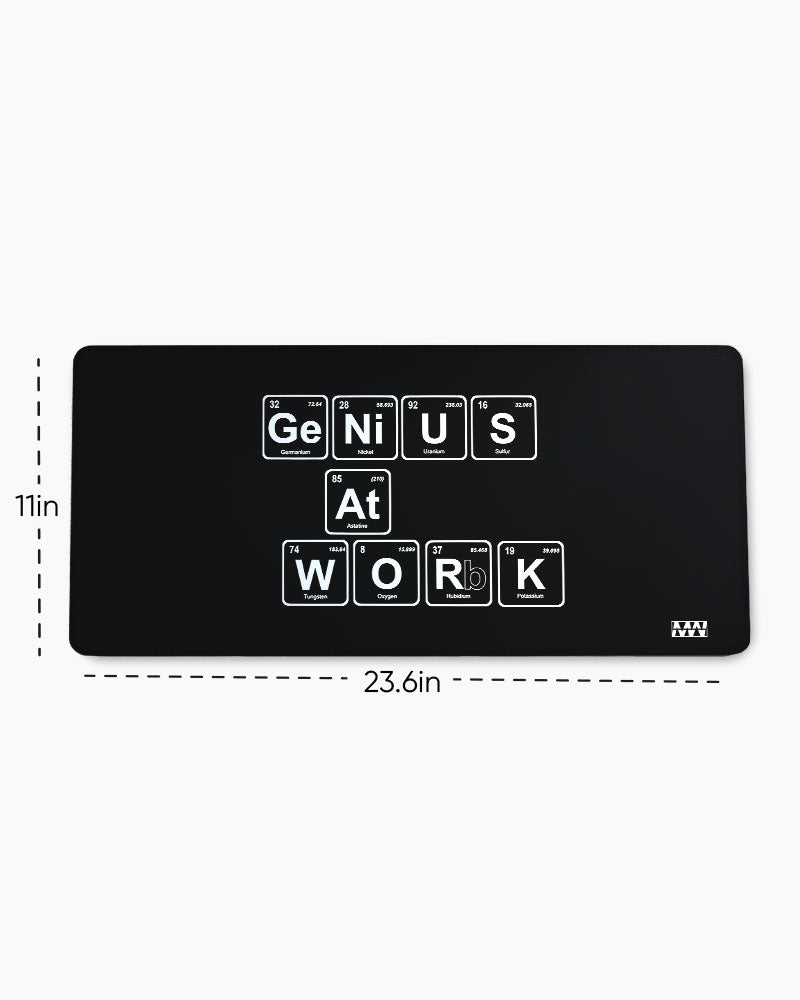 Elemental Brilliance Genius At Work Deskmat
