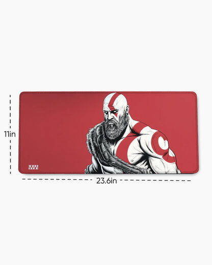 Wrath of Sparta Kratos Unleashed Desk Mat