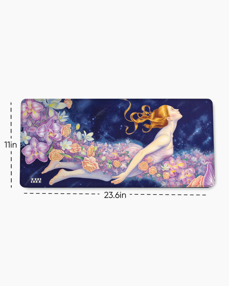 Flora Reverie Bloom Within the Cosmo Deskmat