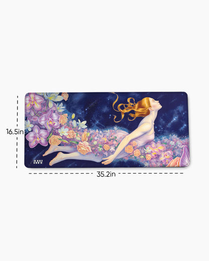 Flora Reverie Bloom Within the Cosmo Deskmat